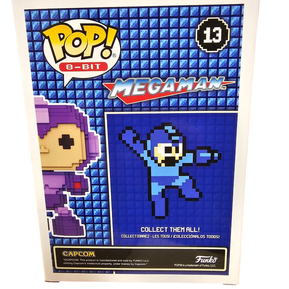 Funko Pop 8-Bit Megaman Black Hole Bomb E3 2018 Limited Edition Vinyl Figure 13 - Picture 2 of 2